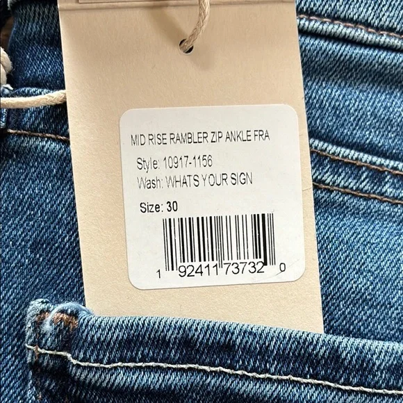 Mother Mid Rise Ankle Jeans - Picture 3 of 5